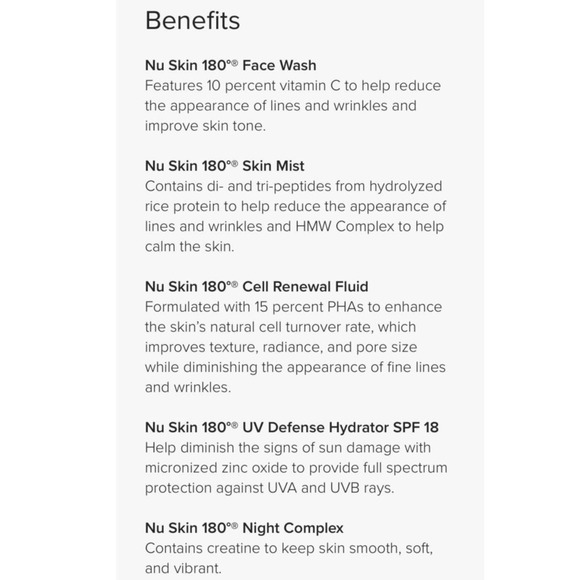 Nu Skin 180 Anti Aging Skin Therapy System Retail $299 NEW - Picture 4 of 7